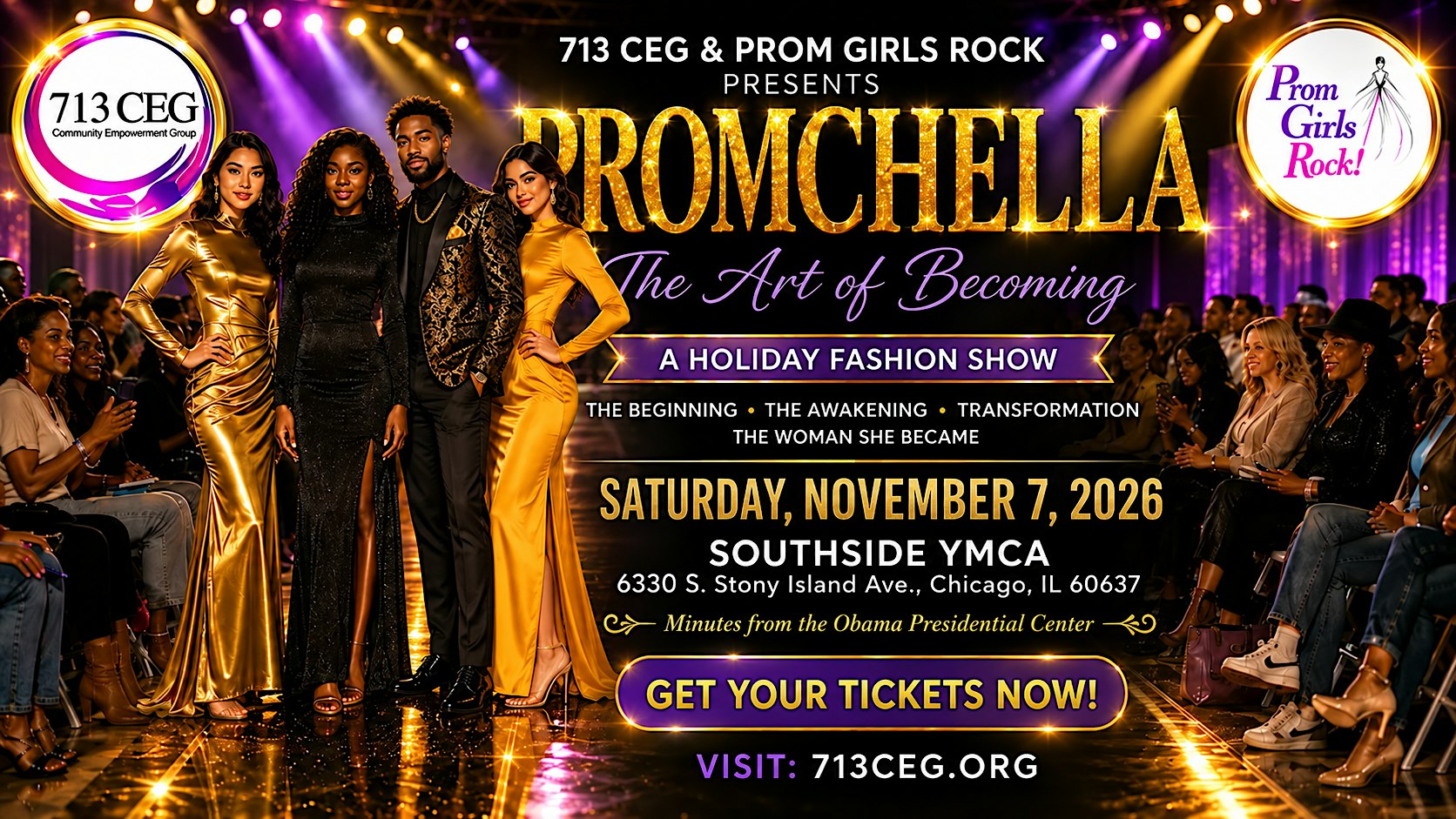 PROMCHELLA: The Art of Becoming — A Holiday Fashion Show