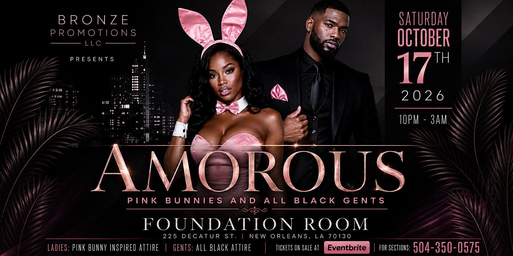 Pink Bunnies & All Black Gents
