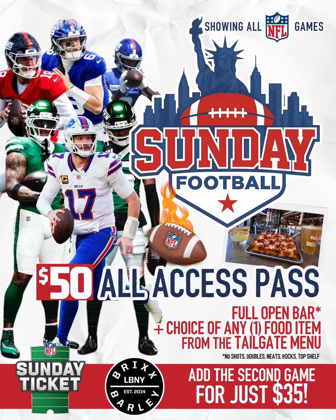 Sunday Football All Access Pass