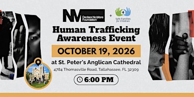 For Sale: Human Trafficking Awareness Event - St. Peters Anglican Cathedral