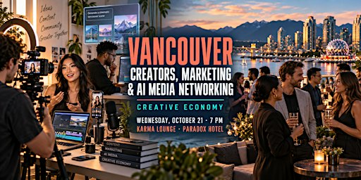 Vancouver Creators, Marketing & AI Media Networking