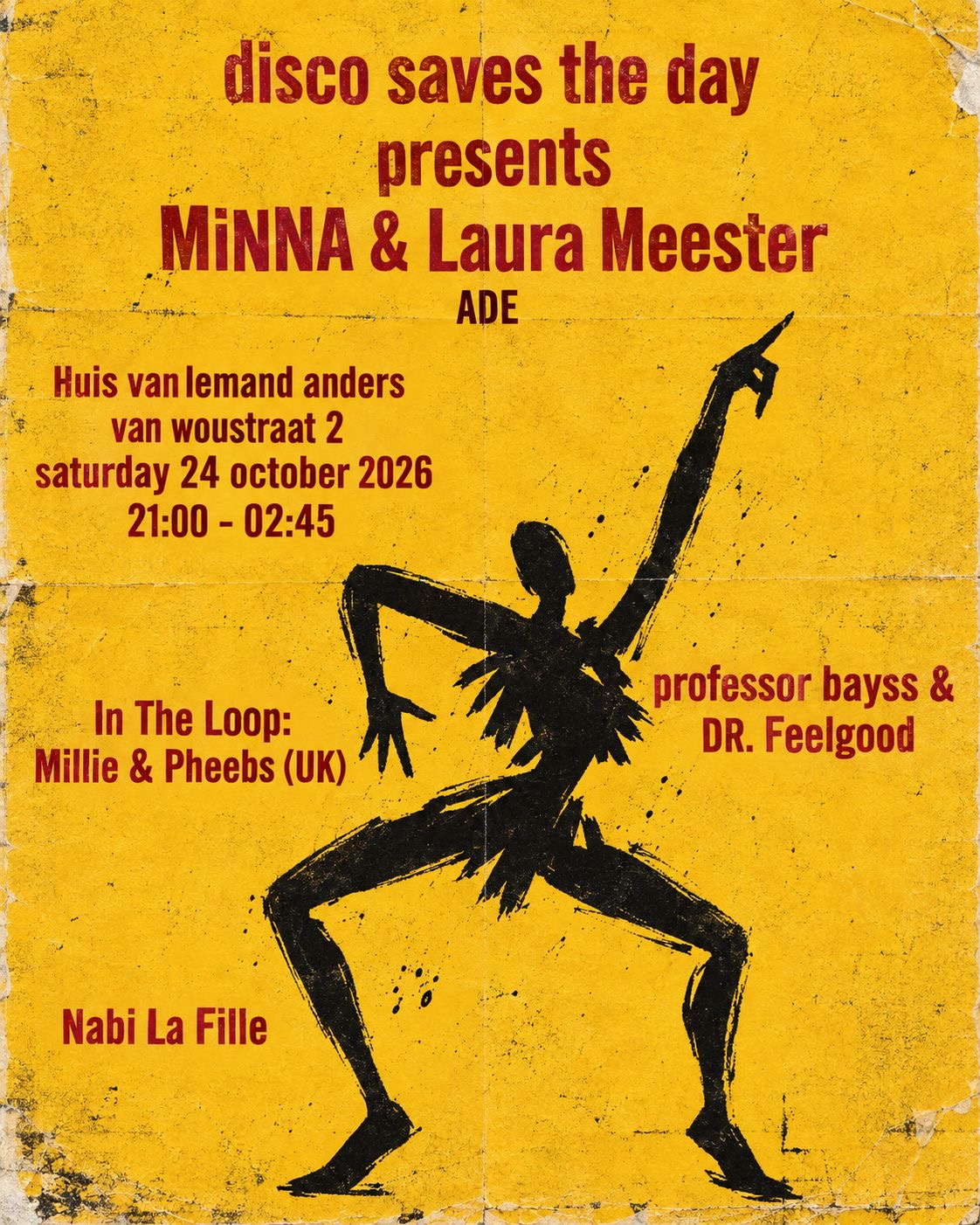 Disco Saves The Day presents: MiNNA & Laura Meester