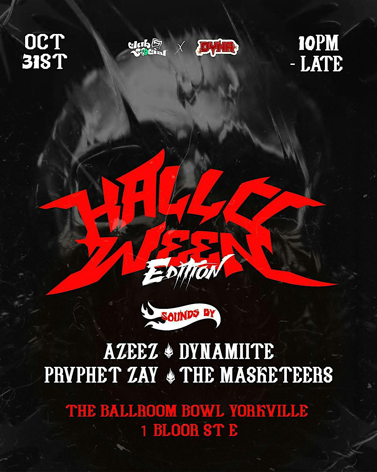DYNA X CLUB SOCIAL HALLOWEEN EDITION