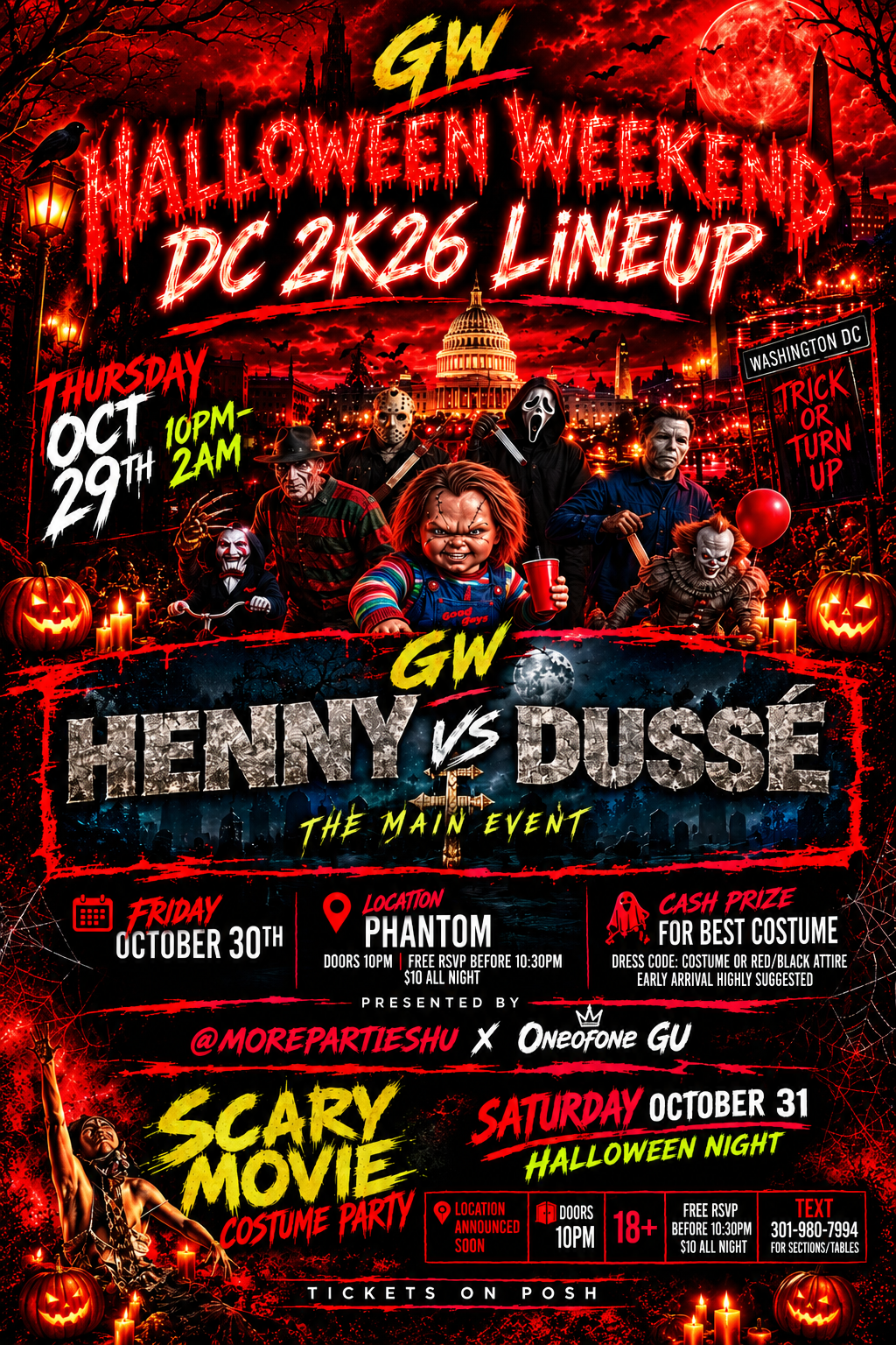 HALLOWEEN WEEKEND PARTIES 👻🧡