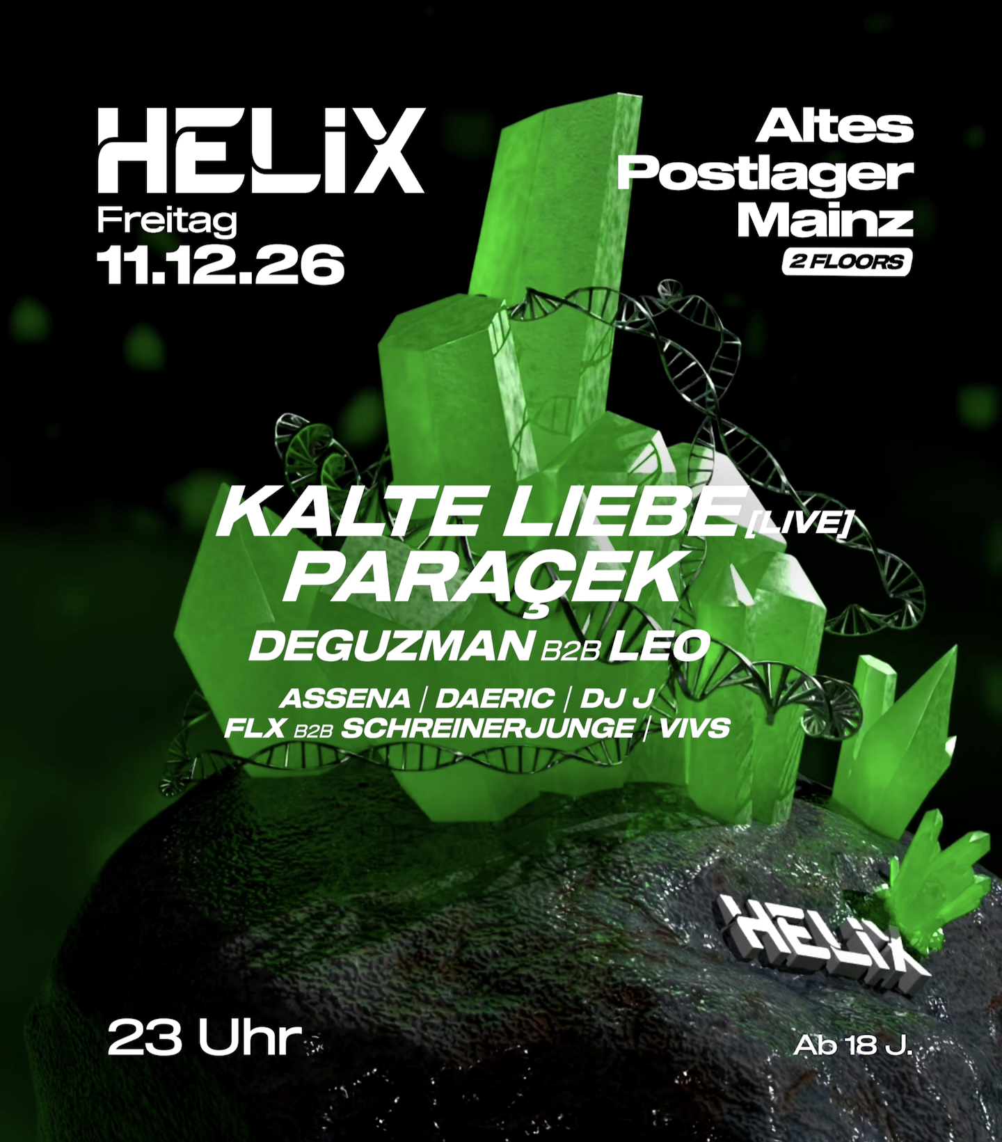 HELIX x Altes Postlager Mainz - with Kalte Liebe (live) & Paraçek