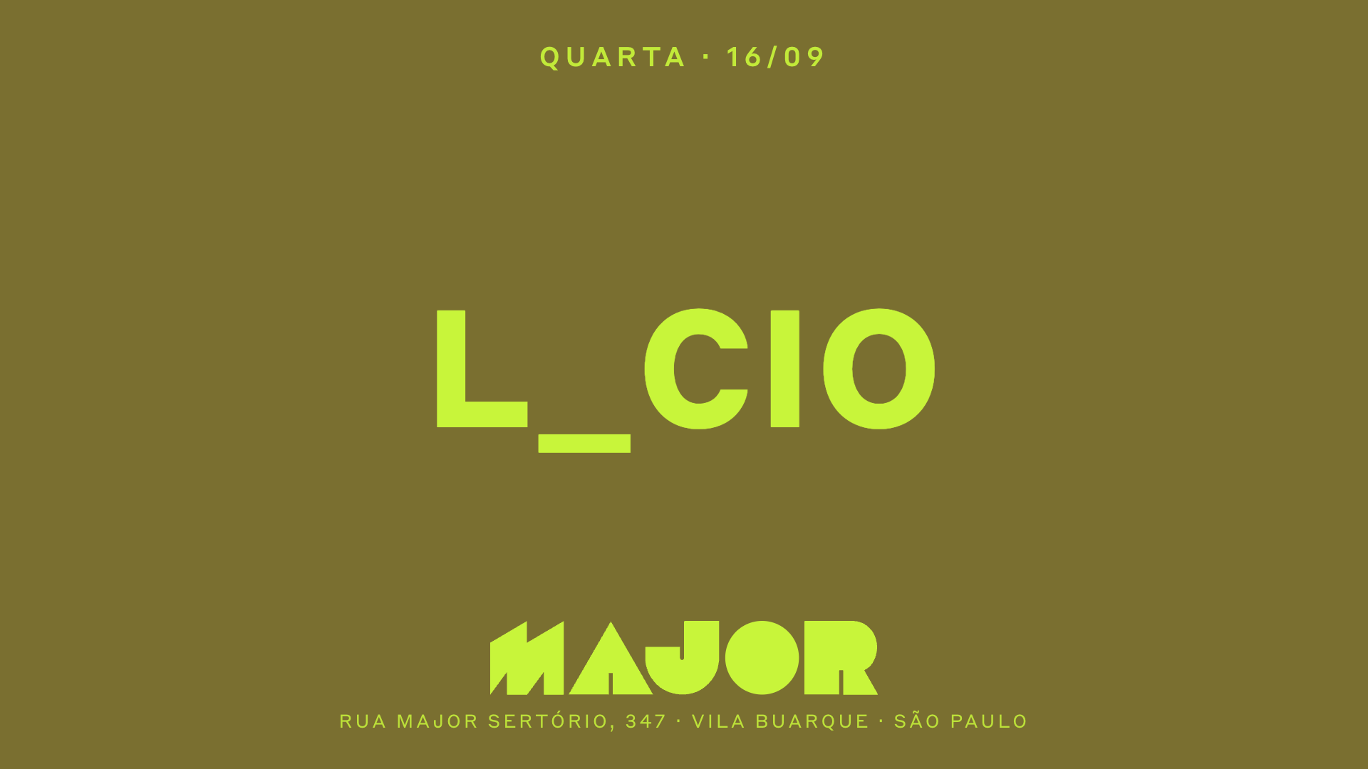 Major recebe L_cio