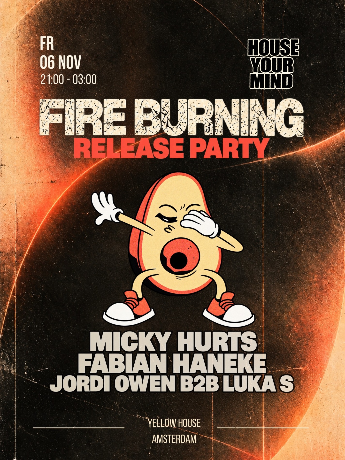 Micky Hurts: Fire Burning Release party