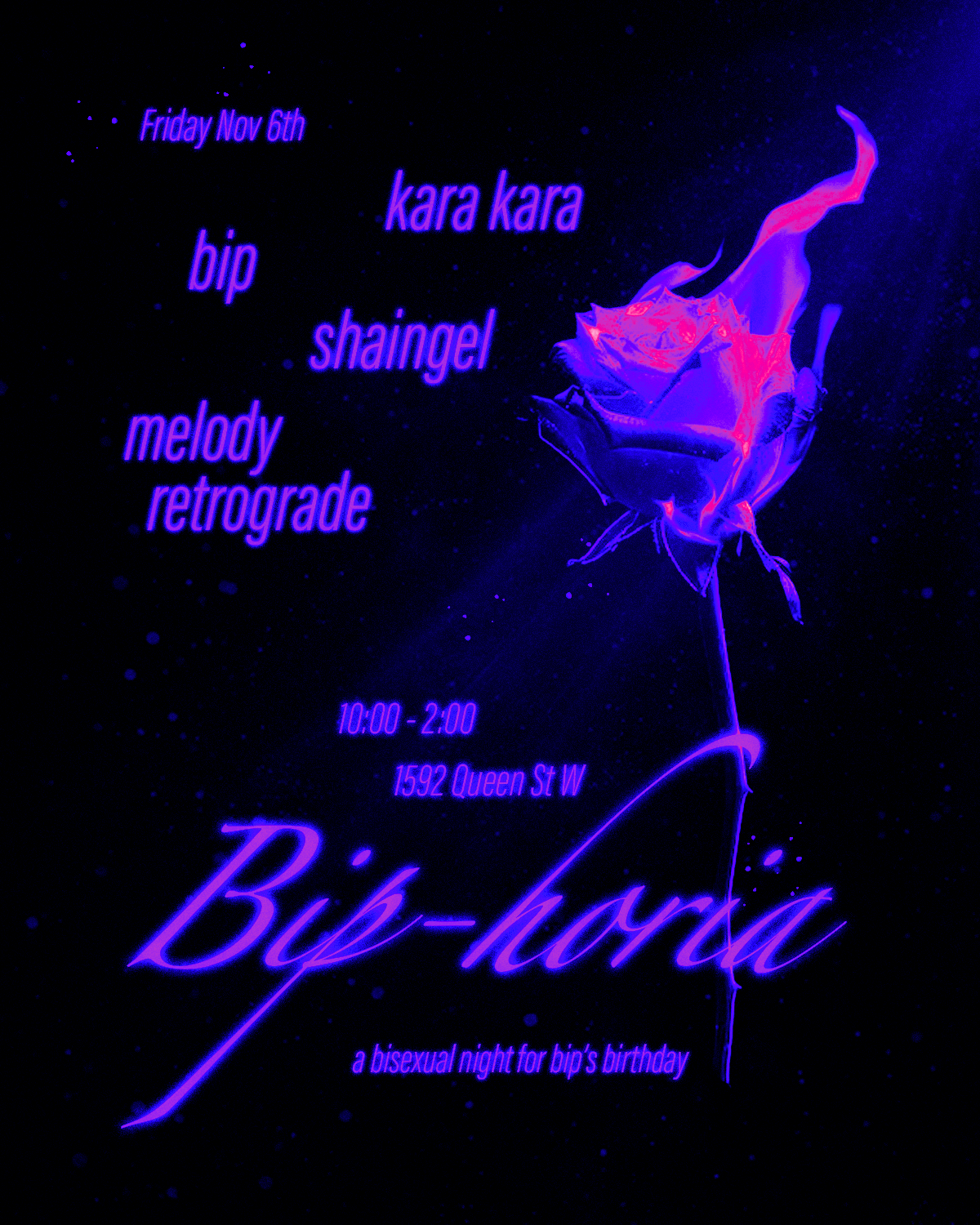 BIP-HORIA - a bisexual night for bip's birthday