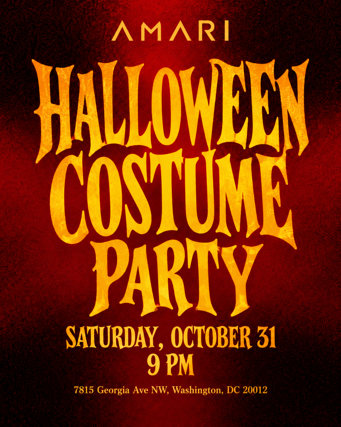 HALLOWEEN COSTUME PARTY AT AMARI