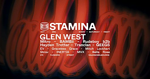 Stamina Melbourne 2026