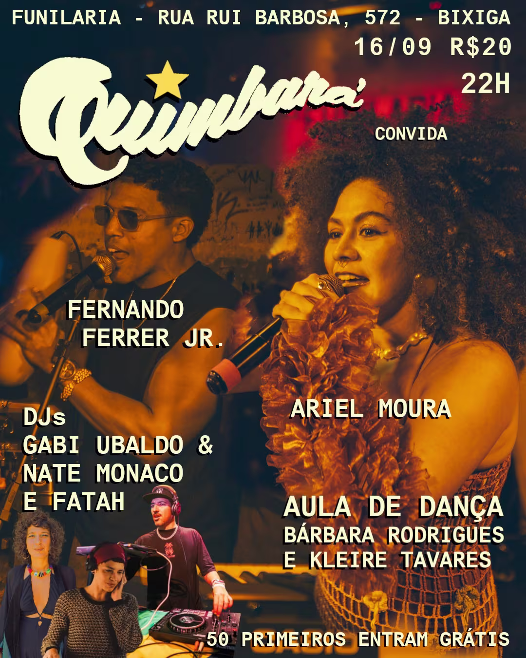 Quarta Latina Com Banda Quimbará Na Funilaria - 16/9