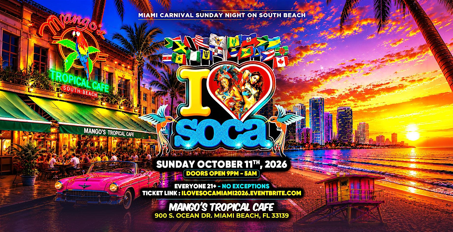 I LOVE SOCA MIAMI 2026