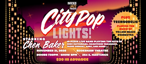 City Pop City Ft. Chen Baker & Technodelic