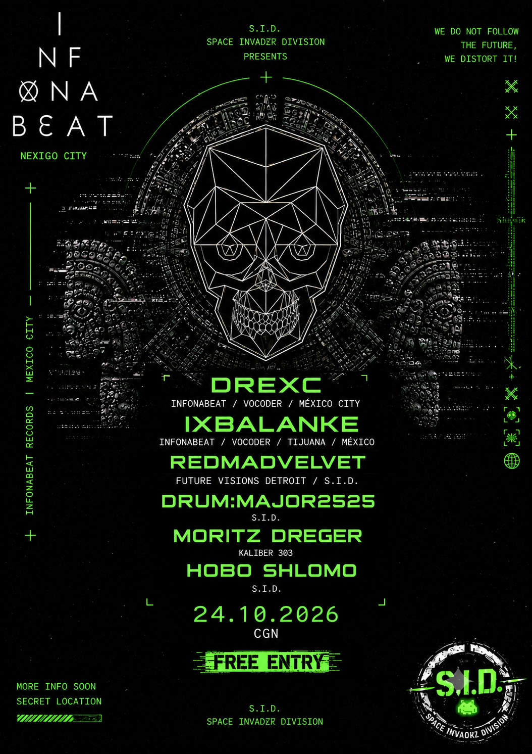 Space Invadrz Division meets Infonabeat Mexiko / Vocoder
