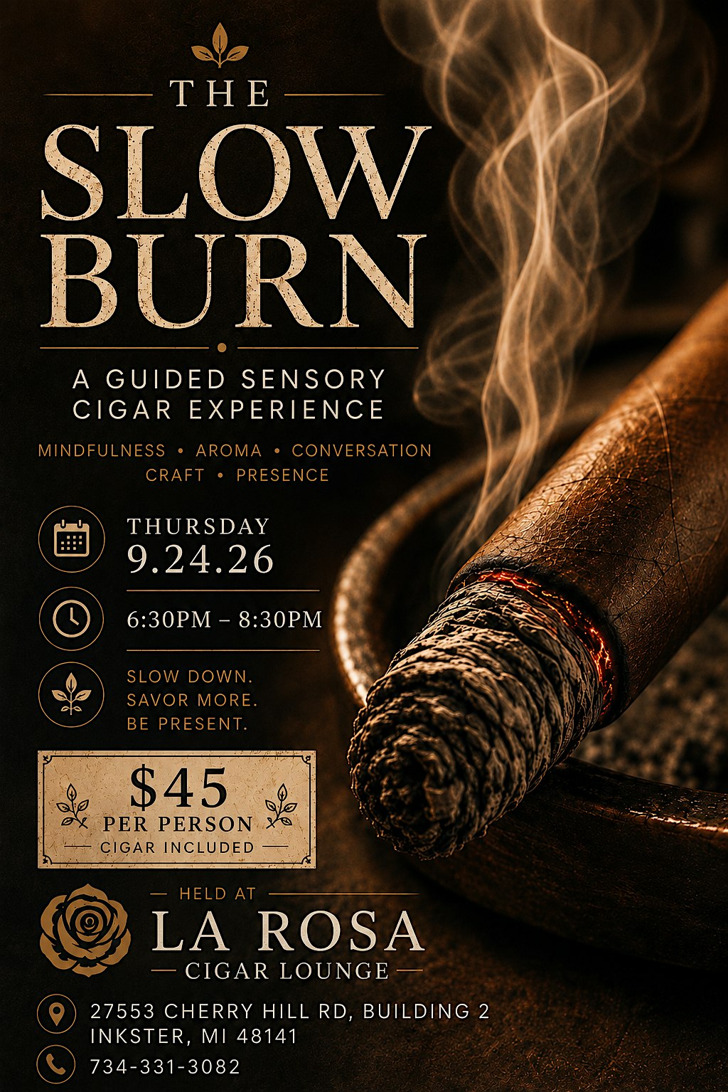 Slow Burn - A Guided Sensory Cigar Experience