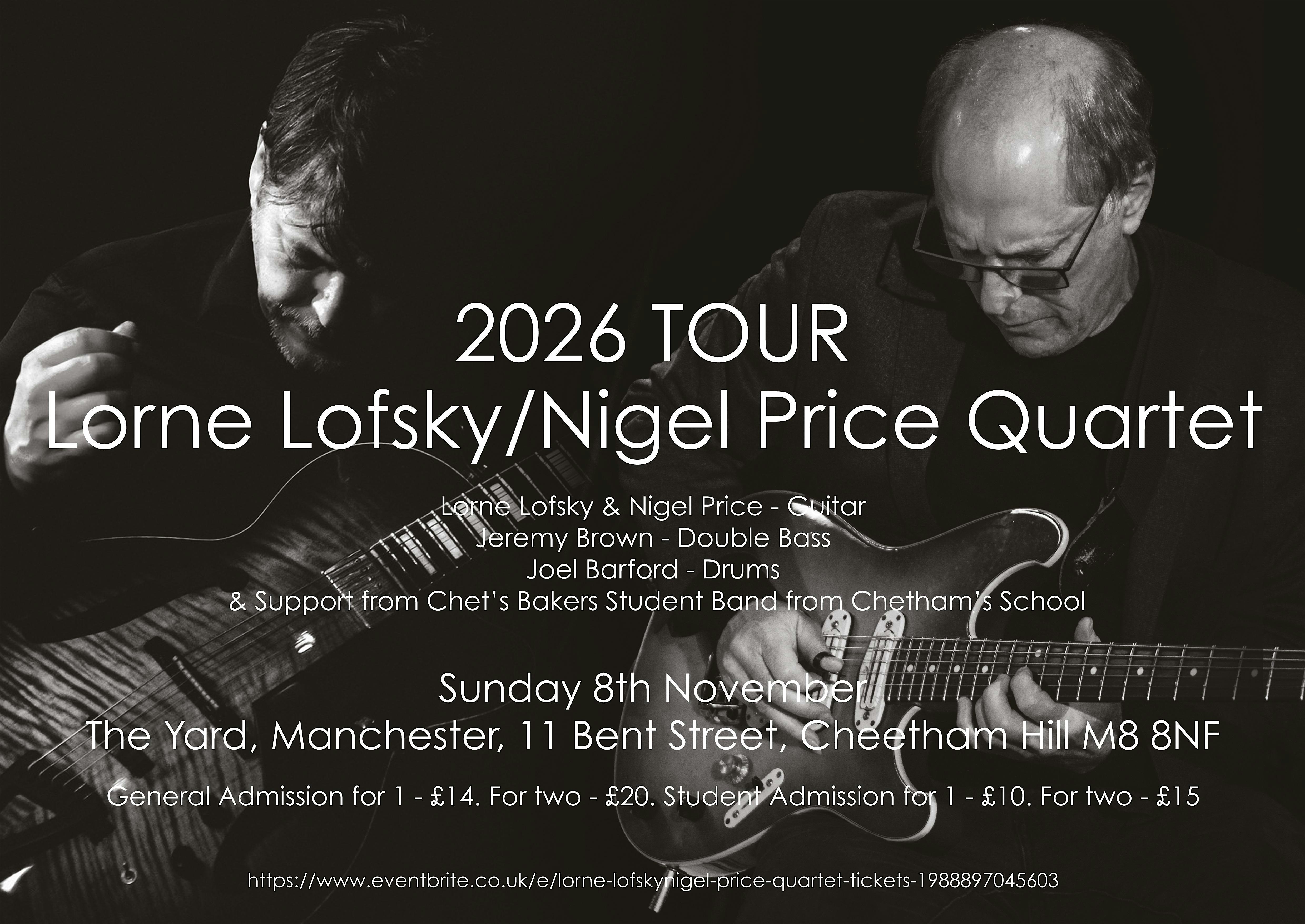 Lorne Lofsky/Nigel Price Quartet