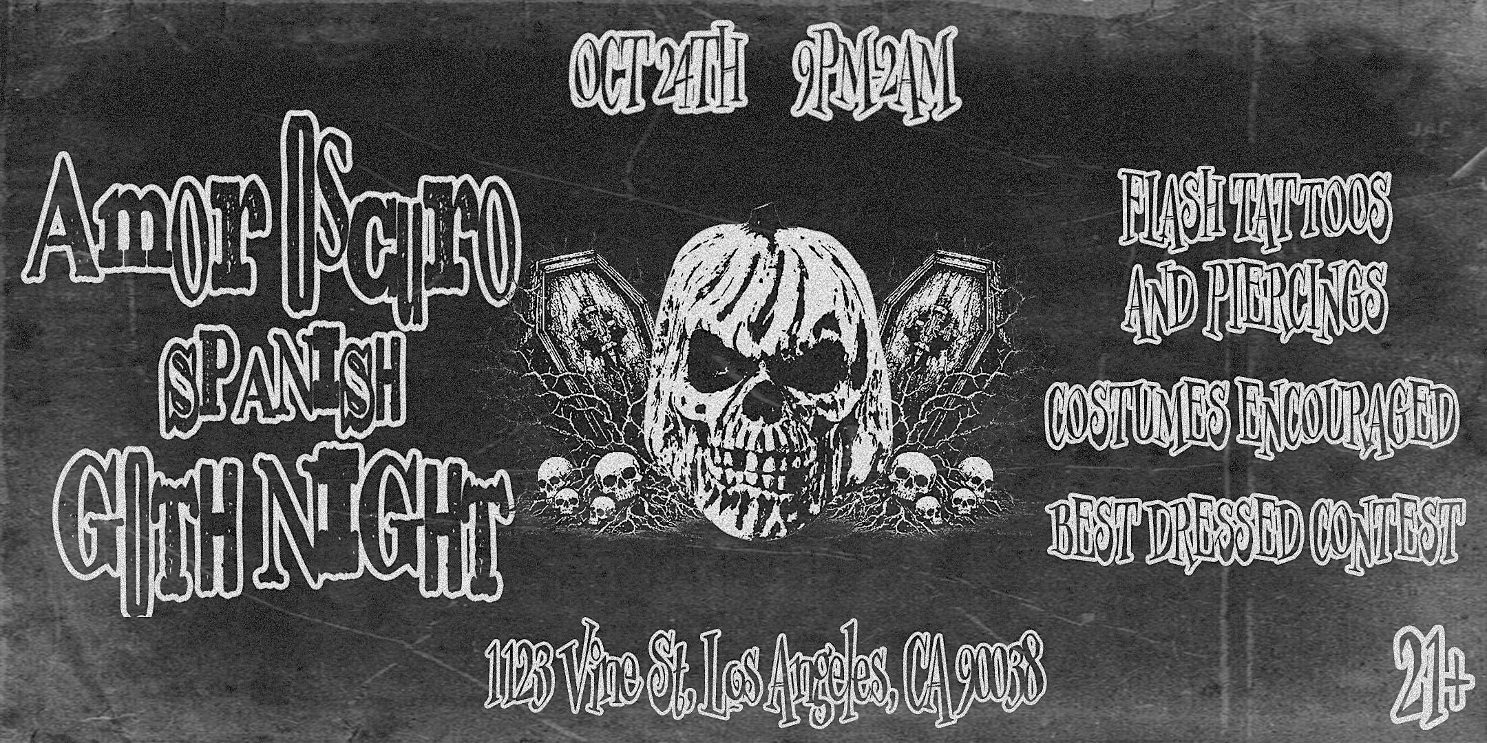 Amor Oscuro: Spanish Goth & Darkwave Night (Caifanes, Heroes del Silencio)