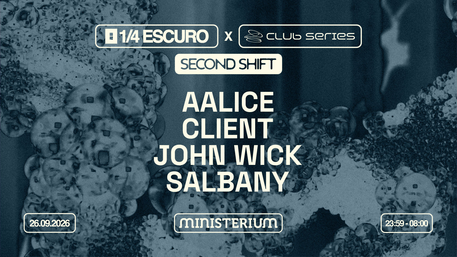 1/4 Escuro x Vault Sessions Second Shift