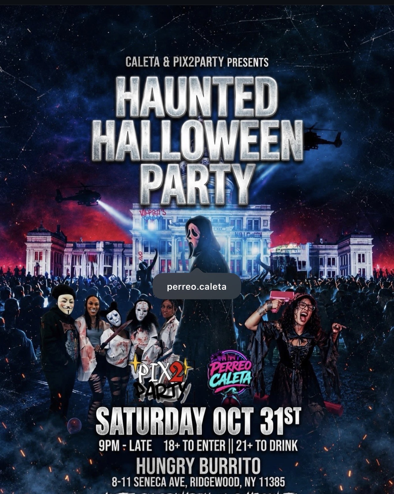 Haunted  Halloween  Madness Party 🎃 NY