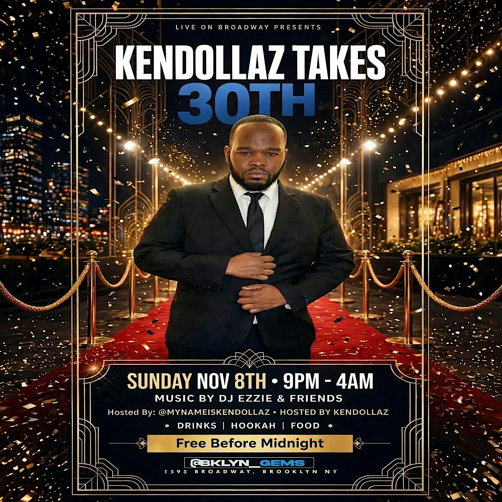 KENDOLLAZ TAKES 30TH - A Night To Remember | Black Tie Birthday Celebration