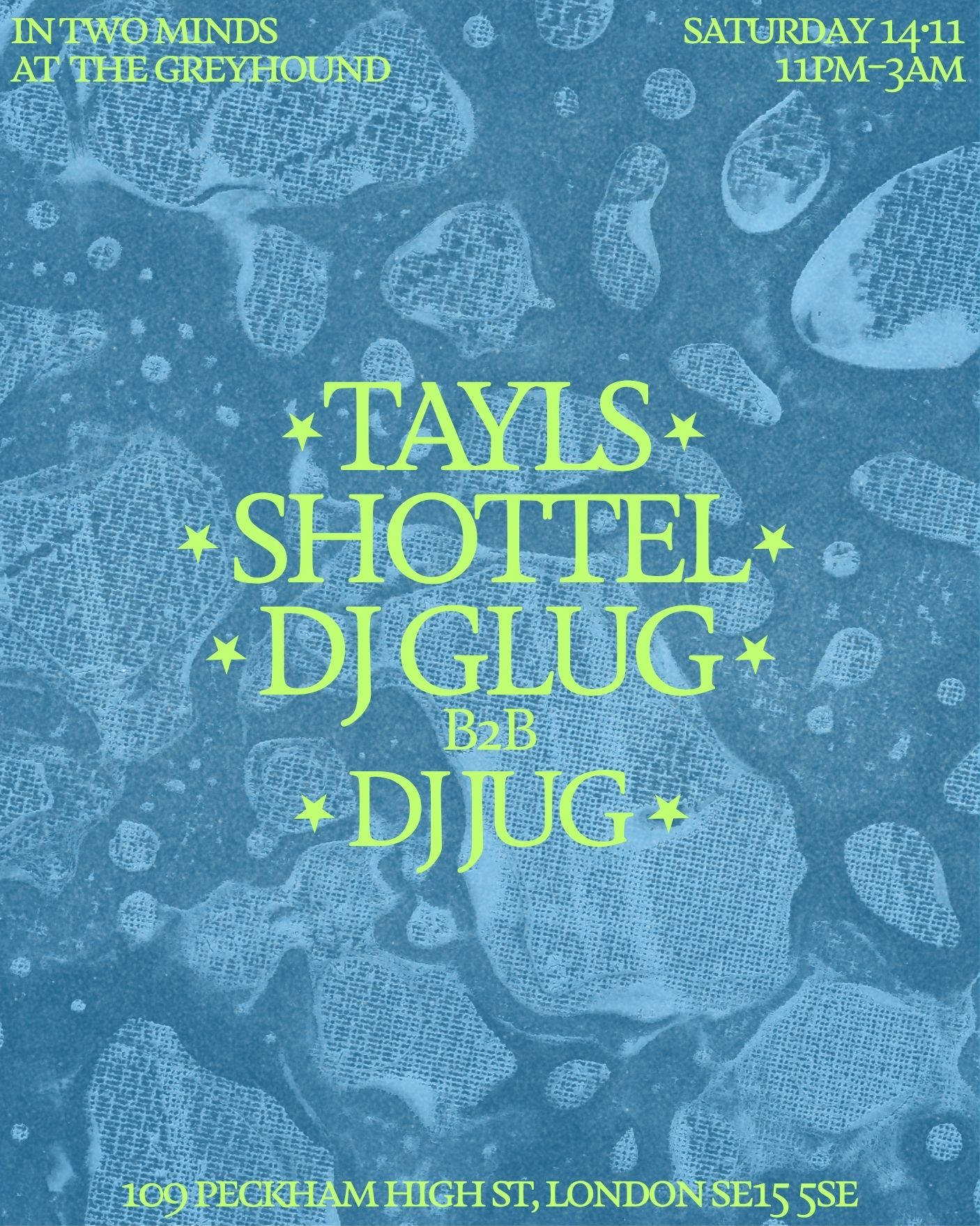 in two minds 002 • Tayls, Shottel, DJ Glug b2b DJ Jug