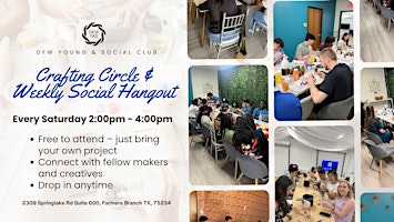 Crafting Circle & Weekly Social Hangout