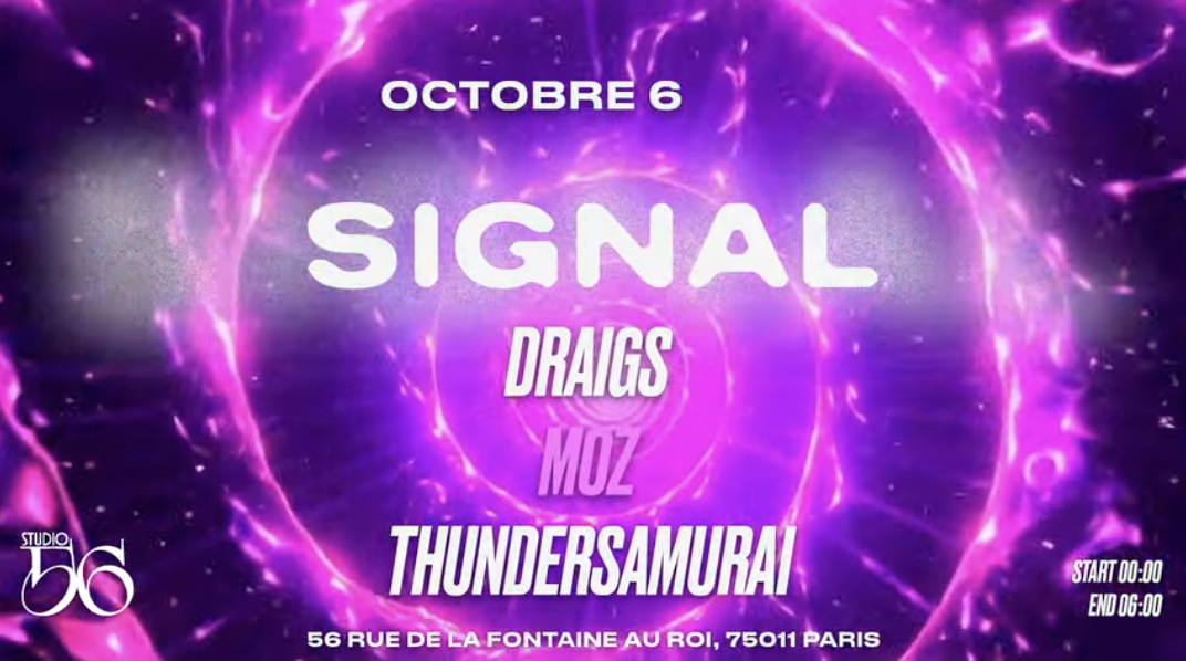Signal W/ Draigs , Møz, Thundersamurai