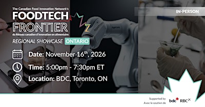 Foodtech Frontier 2026: Ontario