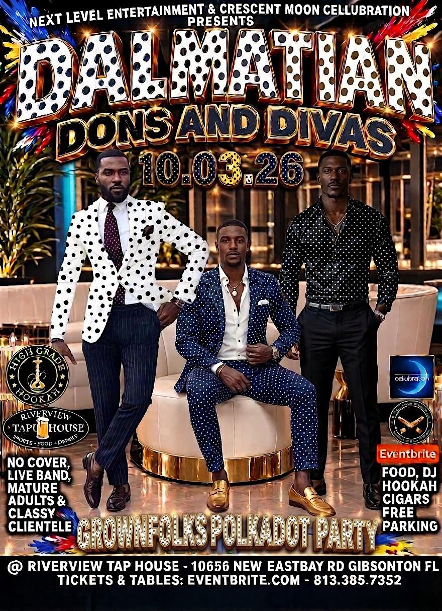 POLKA DOT PARTY vip / table only option RESERVED SEATING
