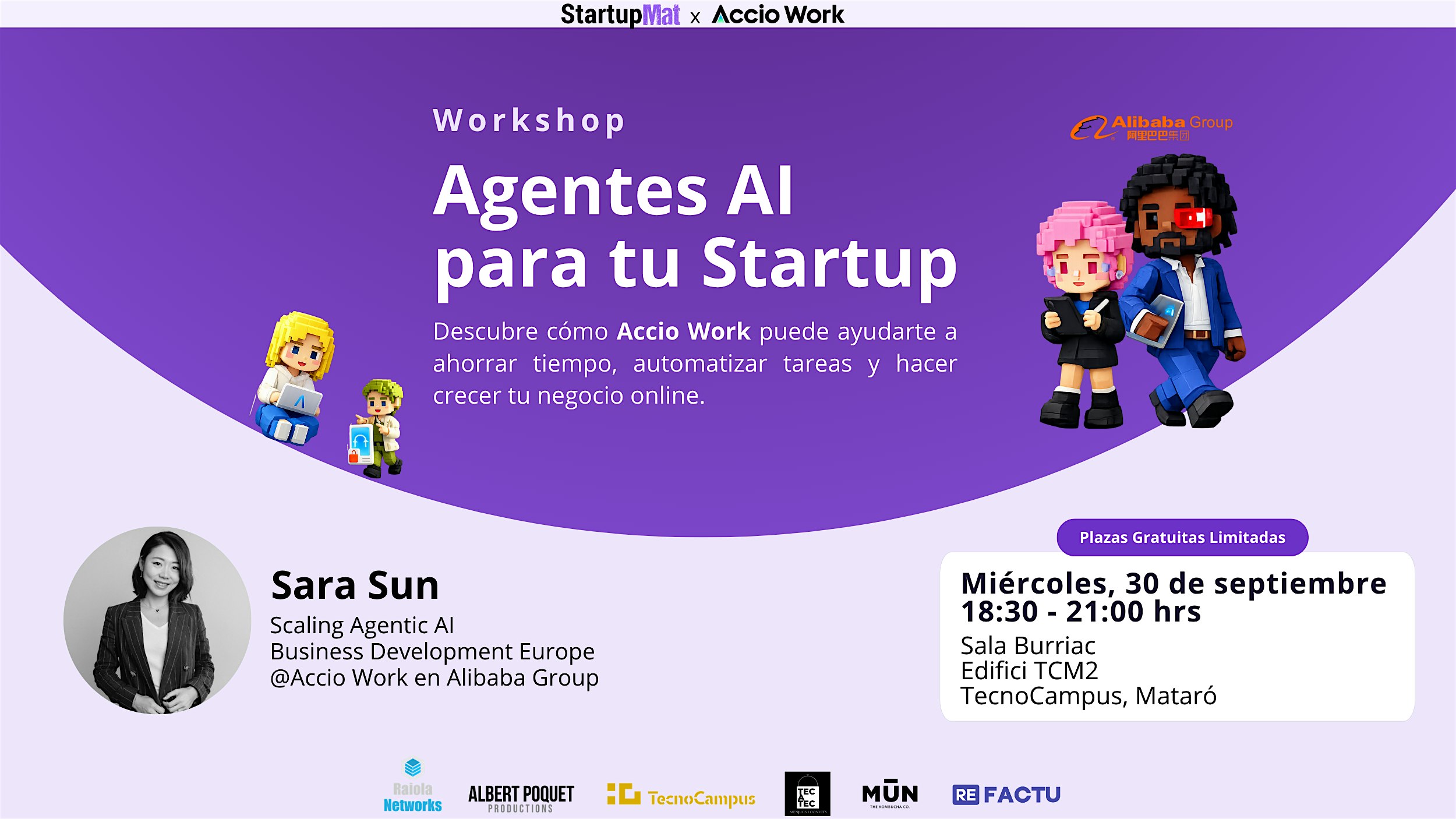 Workshop: Agentes AI para tu Startup by Accio Work (Alibaba Group)