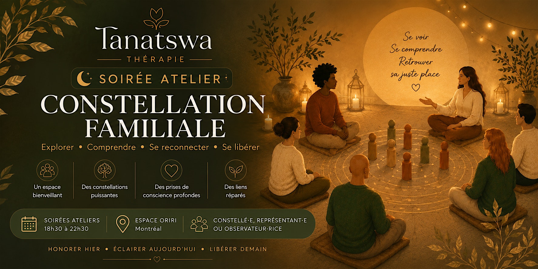 Atelier de Constellations Familiales en soirée