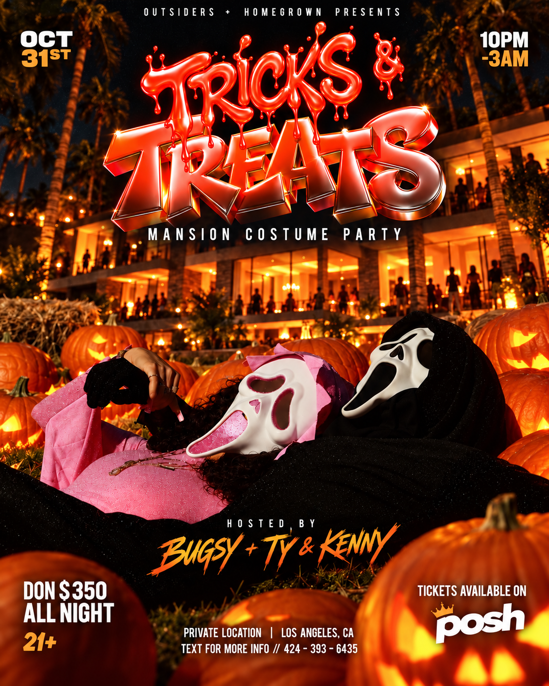 TRICKS & TREATS: MANSION COSTUME PARTY