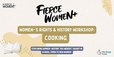 Women's Rights & History Workshop: Cookery