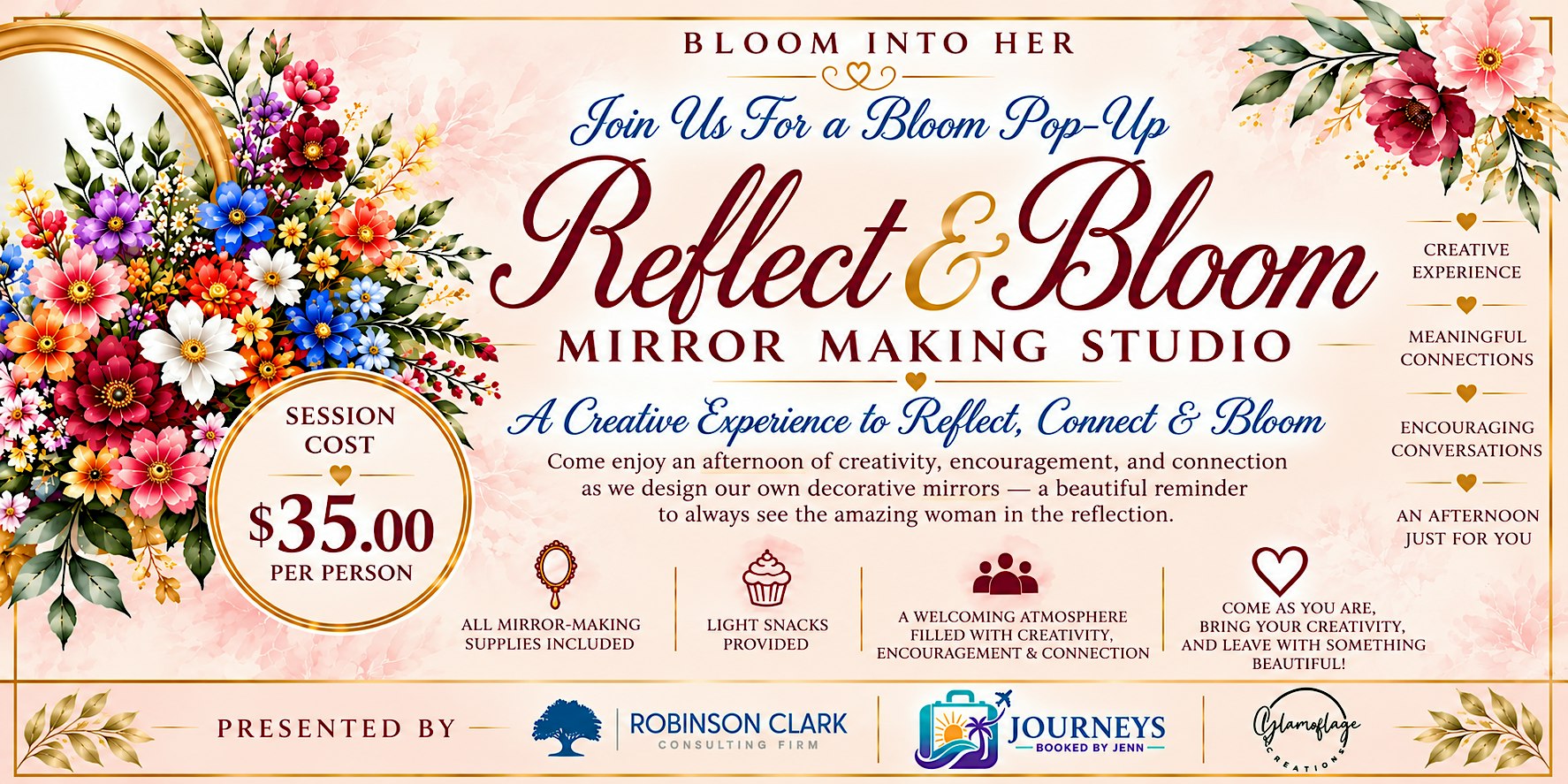 Reflect & Bloom: Mirror Making Studio