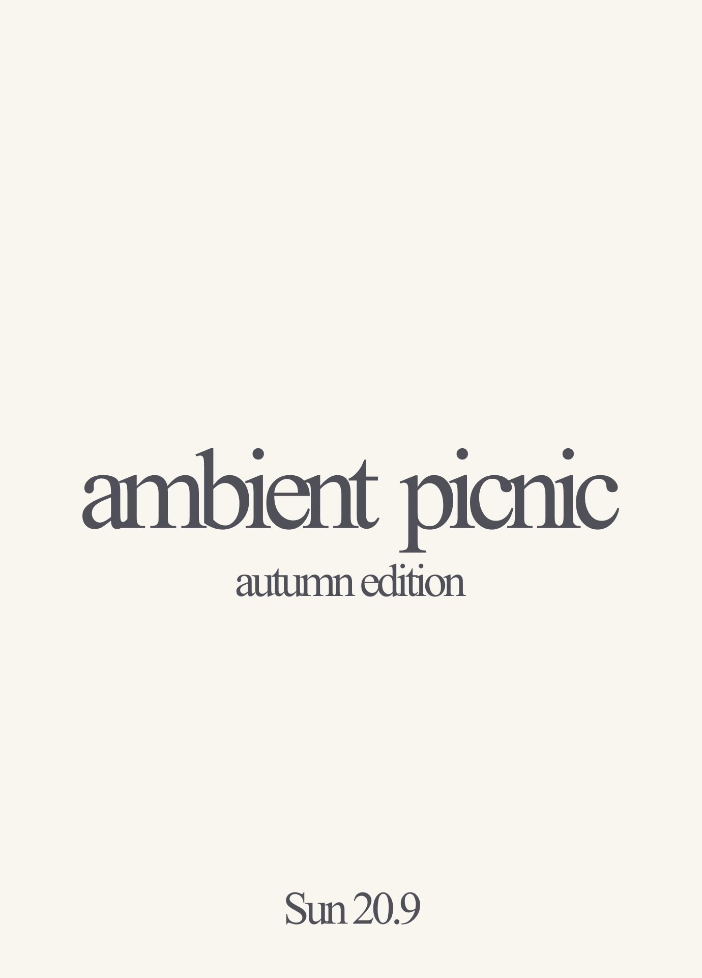 Ambient Picnic