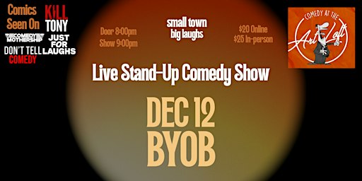 Small Town, Big Laughs – BYOB Live Stand-Up Comedy in Montreal