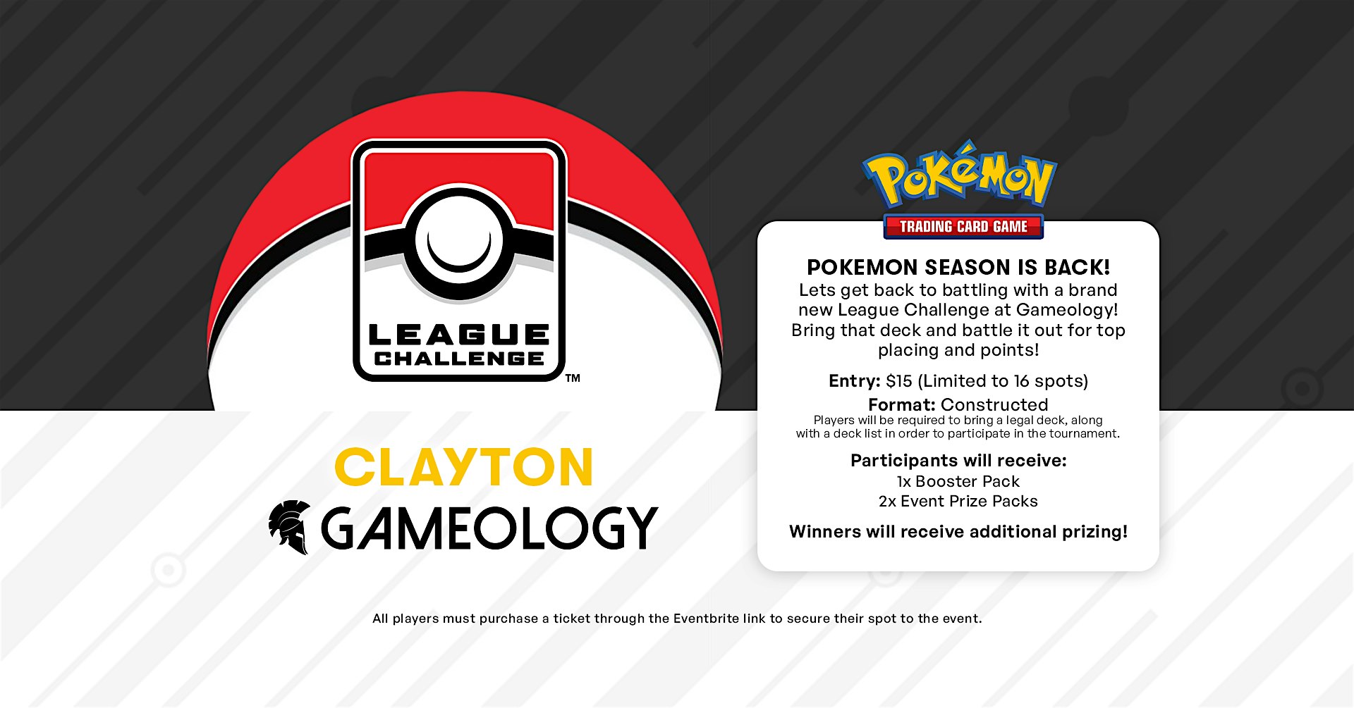 POKEMON - League Challenge OCT - Gameology CLAYTON - 04/10/2026