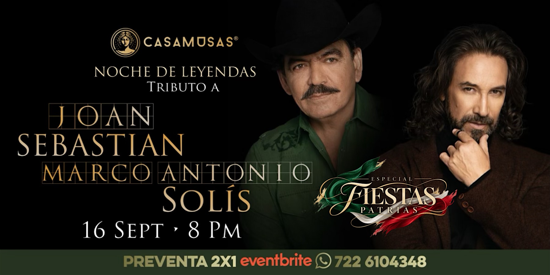 Tributo a Joan Sebastián & Marco Antonio Solís - ESPECIAL FIESTAS PATRIAS