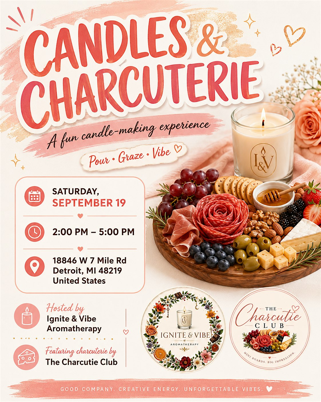 Charcuterie and Candle making