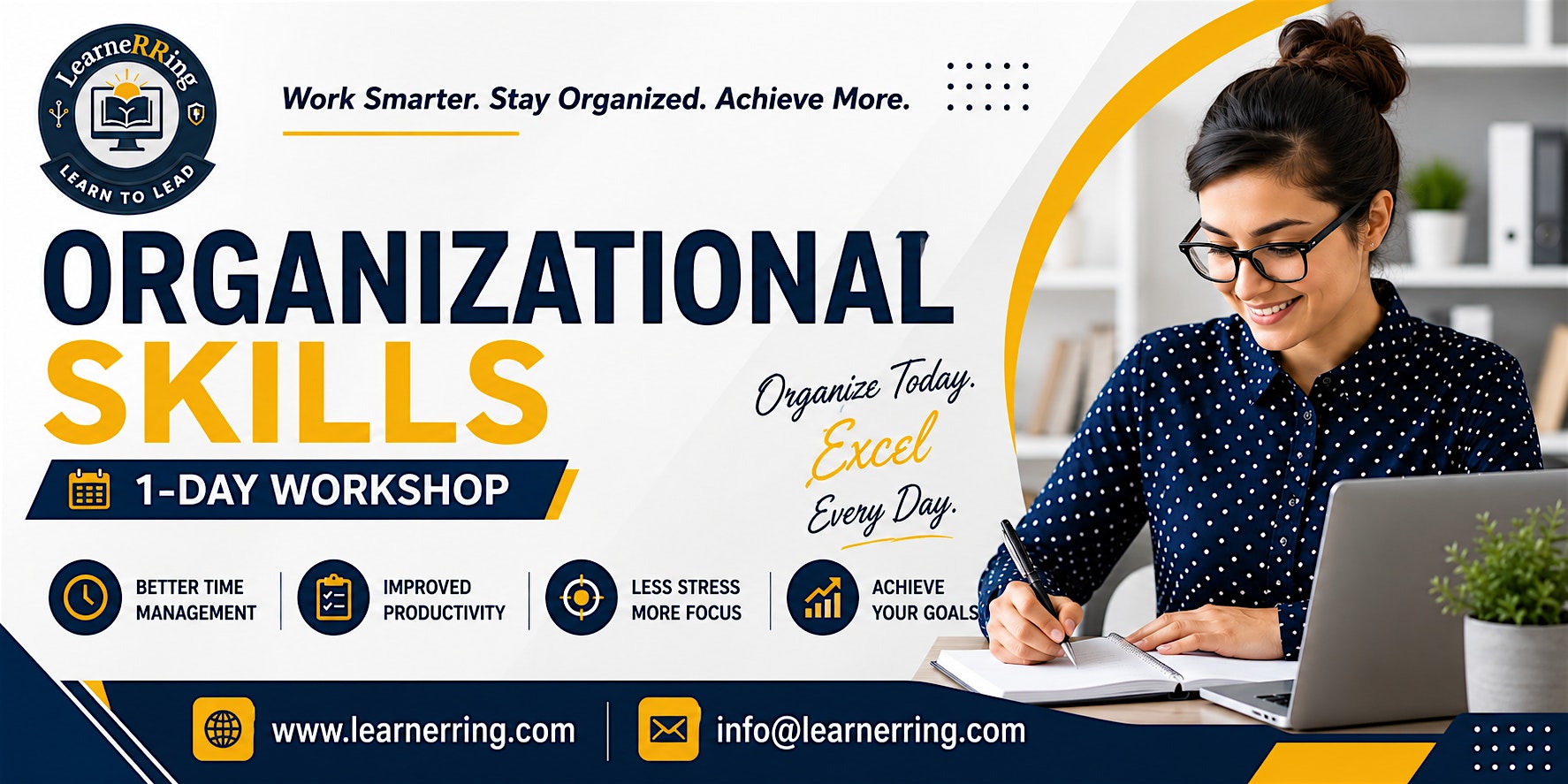 Organizational Skills 1-Day Workshop| Louisiana
