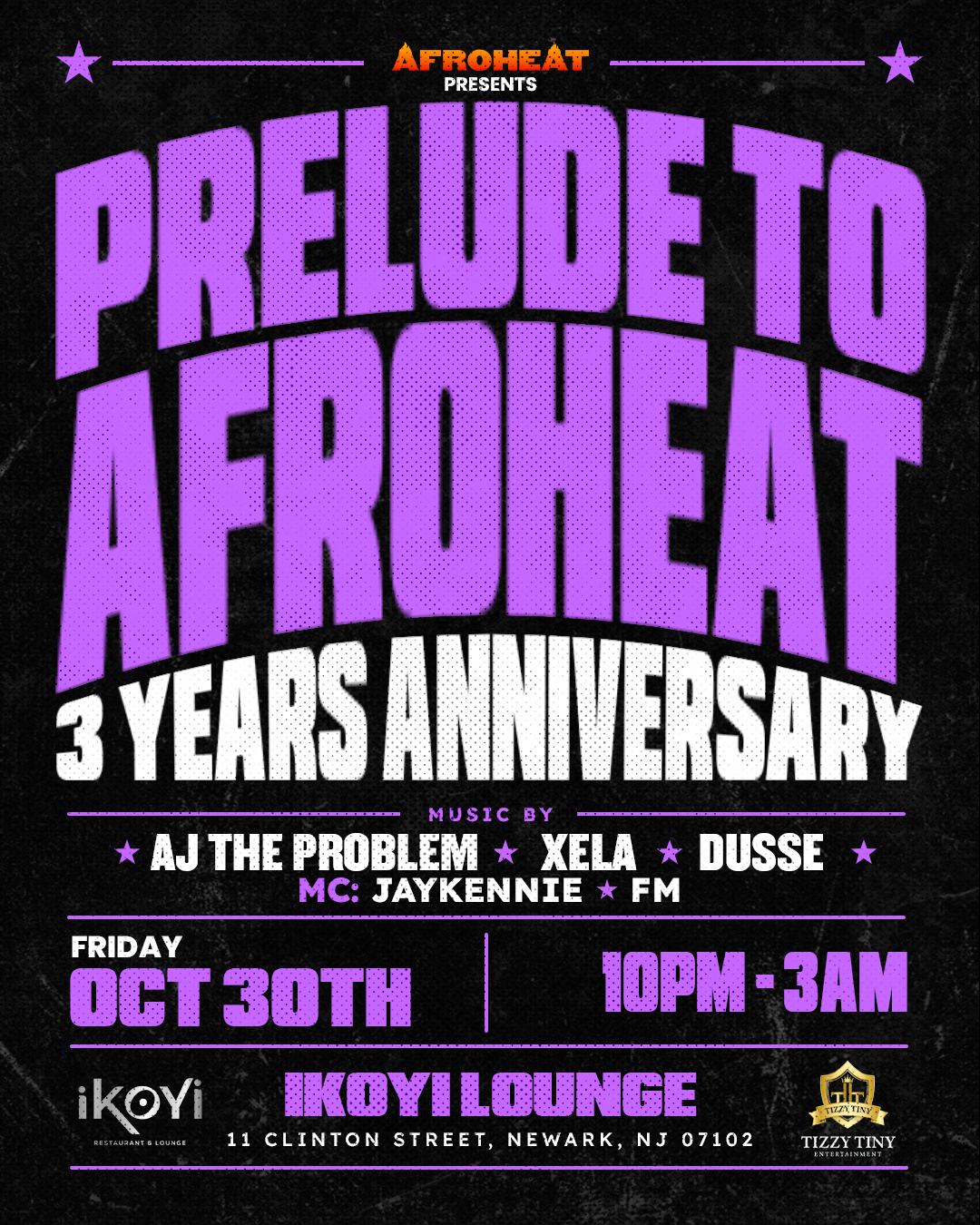 Prelude To Afroheat  3 Years With Tizzy