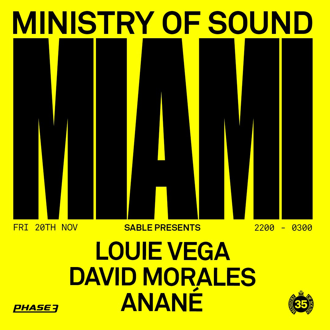 Ministry of Sound: Louie Vega + David Morales