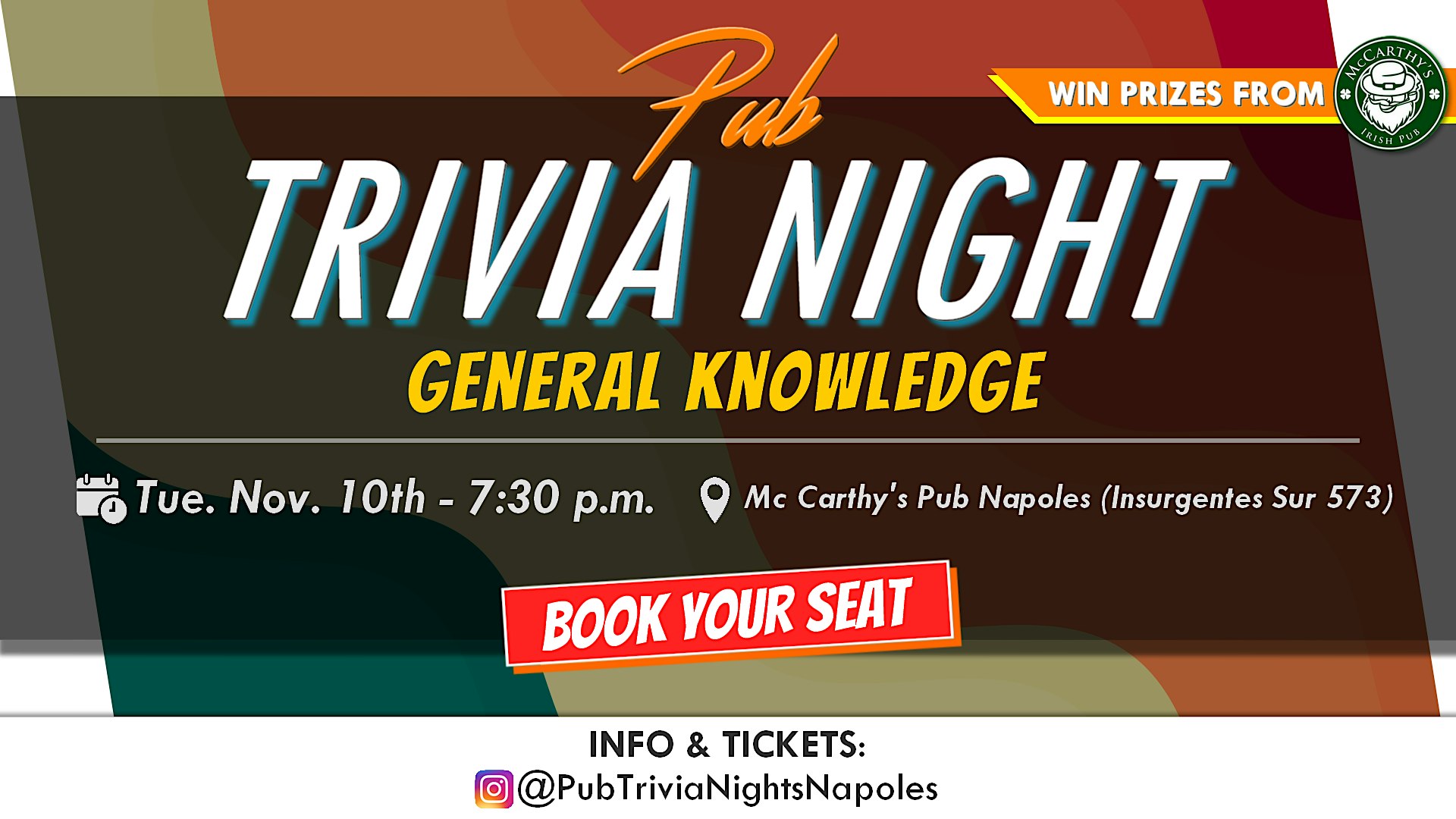 Pub Trivia Night - General Knowledge (Napoles)