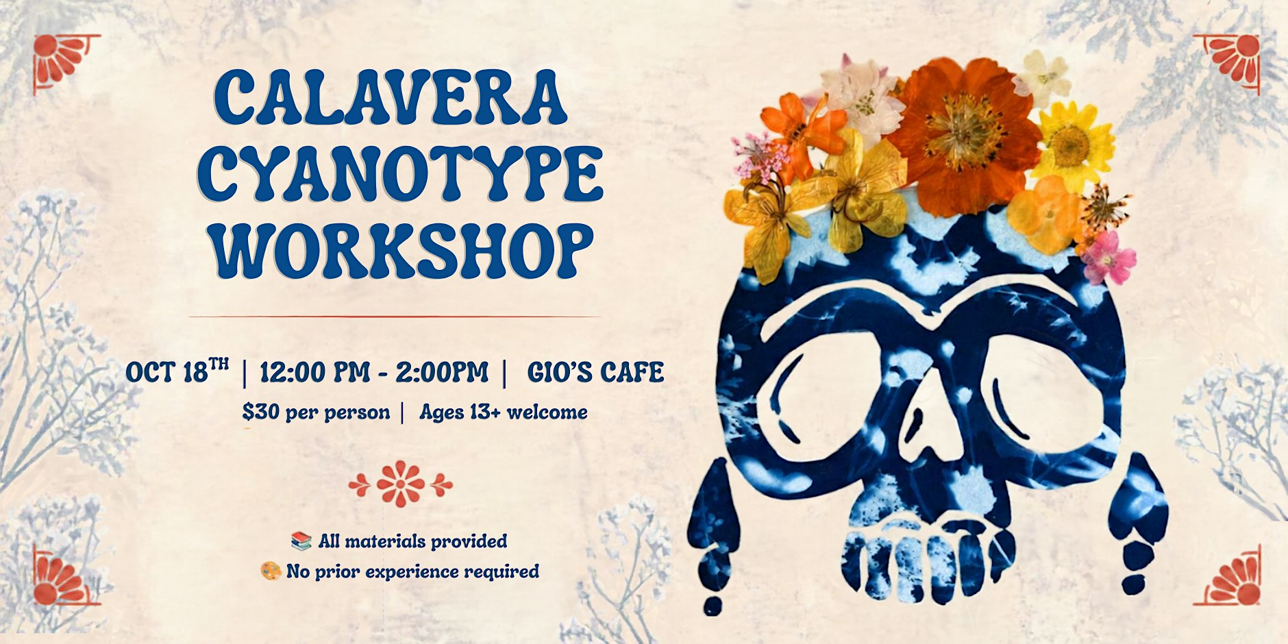 Calavera Cyanotype Workshop