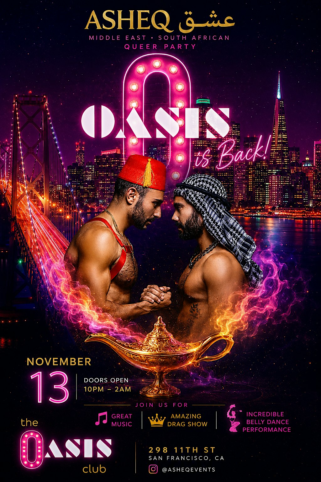 ASHEQ - The Middle East/North African LGBTQ+ Dance Party