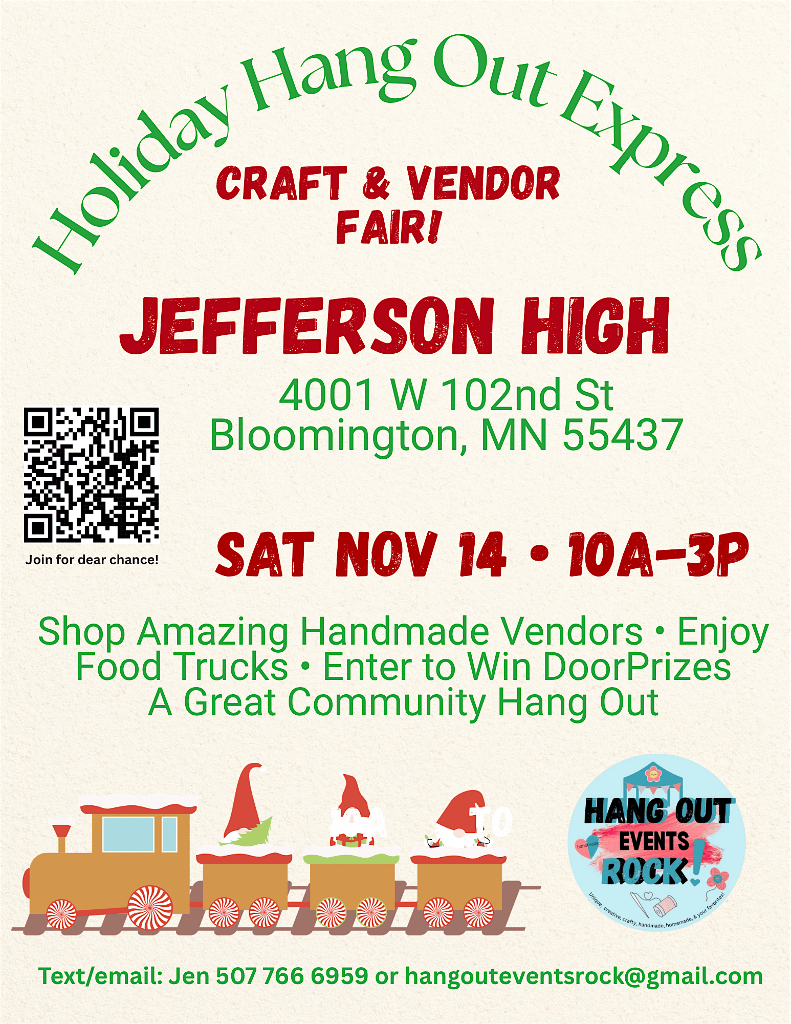 Hang Out Express Craft & Vendor fair!