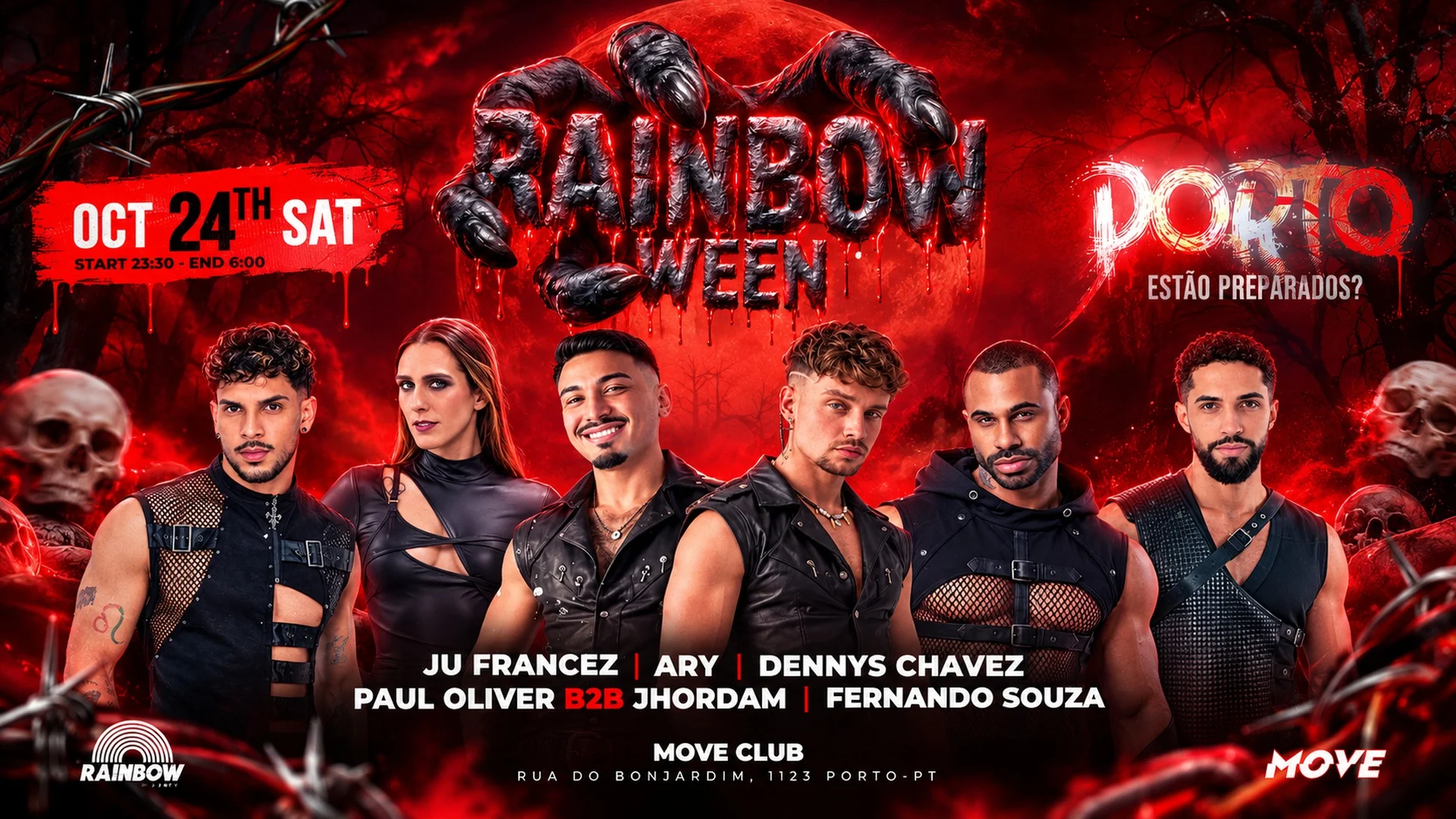 Rainbow Ween - Halloween Porto
