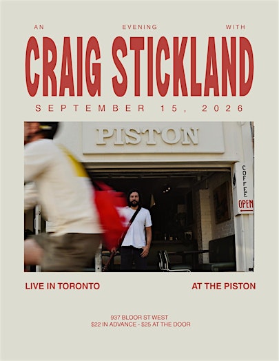 Craig Stickland Live At The Piston