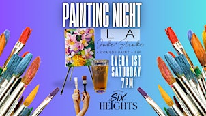 Painting Night a Comedy Paint & Sip