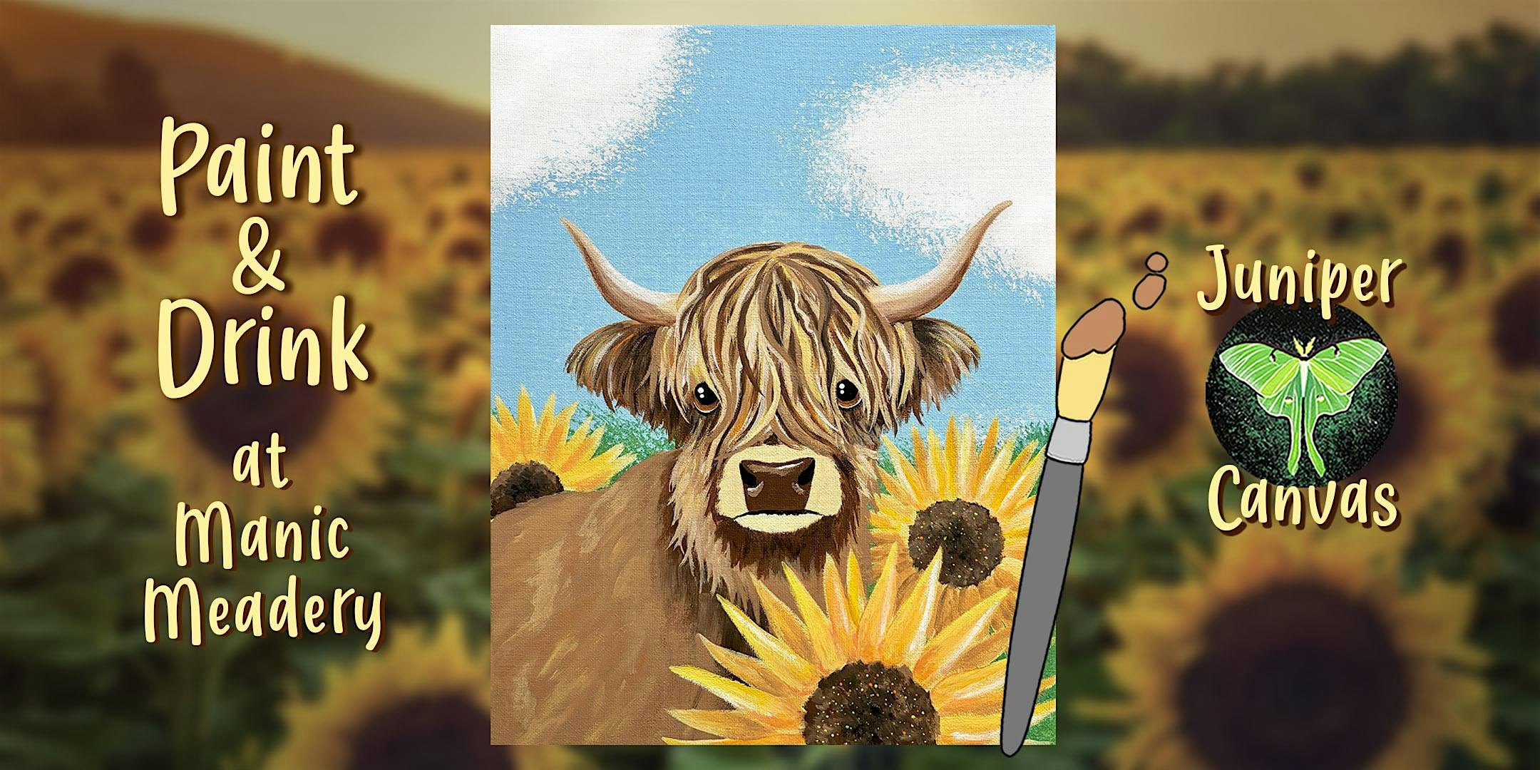 Paint & Drink at Manic Meadery: Sunny Highland